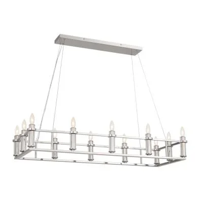 12 Light Linear Chandelier8020687