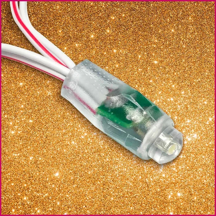 12mm Push-through RED | IP66 | 0.3w | 5v | 24Lm/w