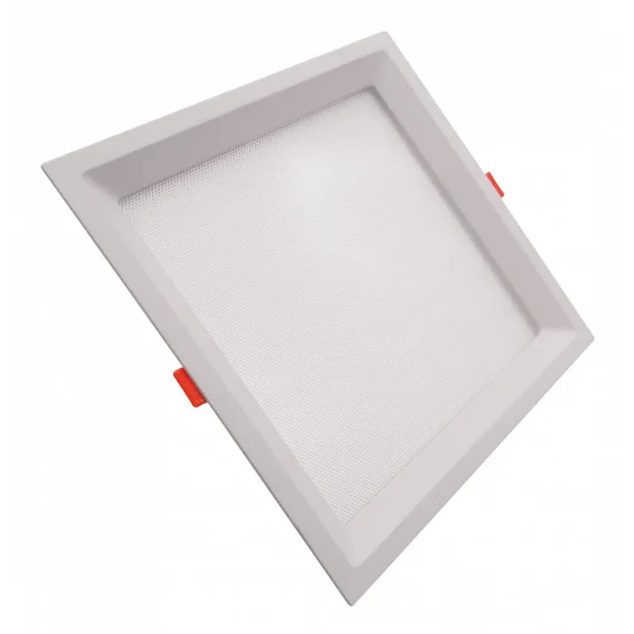 16W Square Microprismatic CCT LIFUD LED Flush Ceiling Light – White