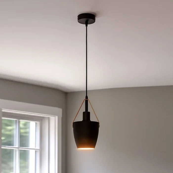 2 Pack Vintage Pendant Ceiling Light Black~4352