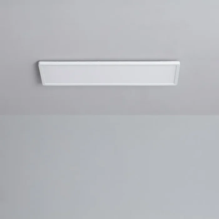24W Rectangular CCT LED Double Sided Flush Ceiling Light – White