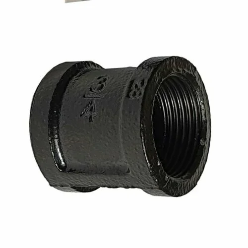 3/4 BSP MALLEABLE iron pipe BLACK Painted STEAM PUNK Cast Iron pipe fitting~3641