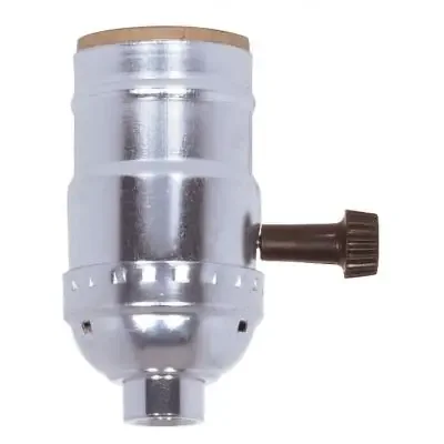 3 Terminal (2 Circuit) Turn Knob Socket With Removable Knobs