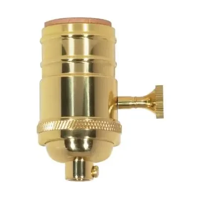 3 Way (2 Circuit) Turn Knob Socket