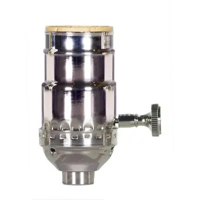 3-Way (2 Circuit) Turn Knob Socket With Removable Knob
