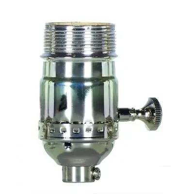 3 Way (2 Circuit) Turn Knob Socket With Removable Knob