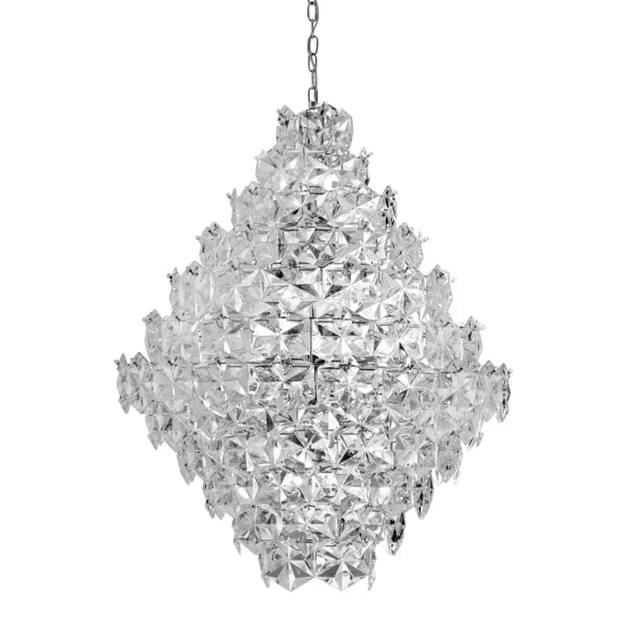 54817-17CC Tiles 17 Light Pendant – Clear Acrylic