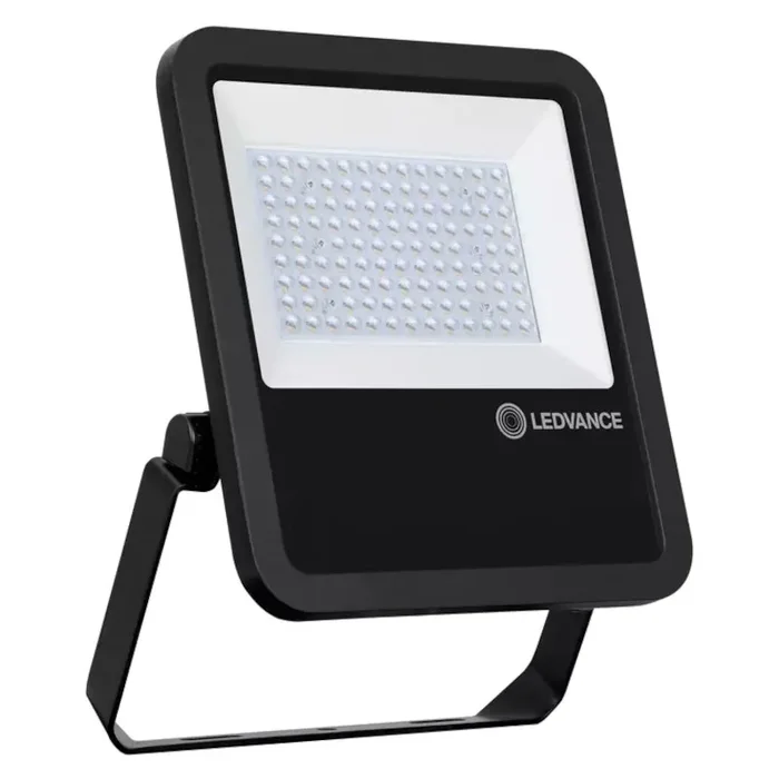 72W LED Asymmetrical Floodlight 48×92 Degrees 3000K Black IP65 9200lm