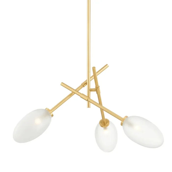 Alberton 3-Light Chandelier in Aged Brass 31.25L x 31.25W x 28H5031-AGB
