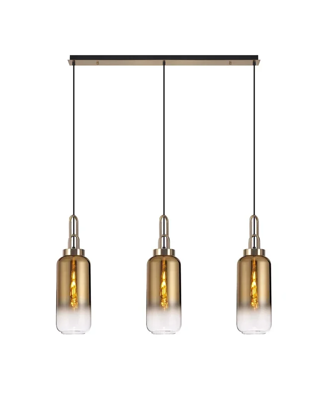Aniston Linear 3 Light Pendant EM9060-KHSA