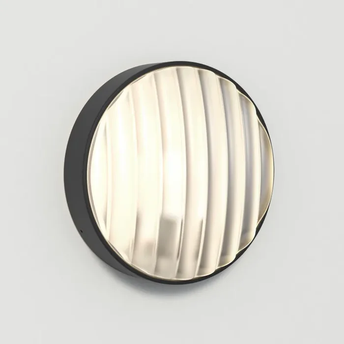 Astro Montreal 300 Outdoor Flush Wall Light – Black