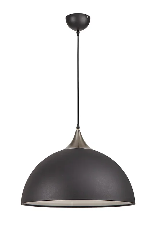 Atanja 50cm Large Pendant, 1 x E27, Graphite/Satin Nickel