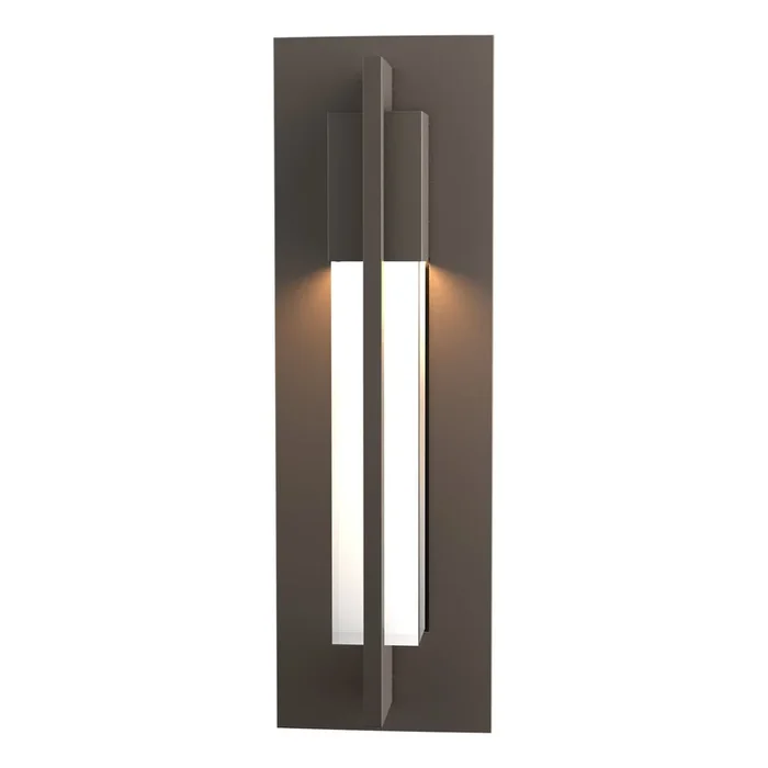 Axis Small Outdoor Sconce 1-Light Clear Glass (ZM) in Coastal Dark Smoke306401-SKT-77-ZM0331