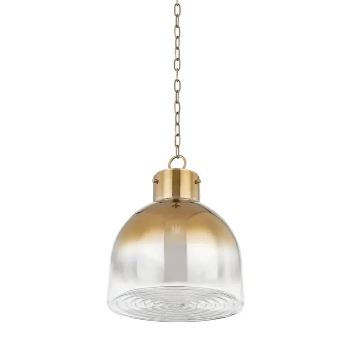 Beryl Pendant 1-Light LED in Patina Brass 15.75L x 15.75W x 19HF2116-PBR