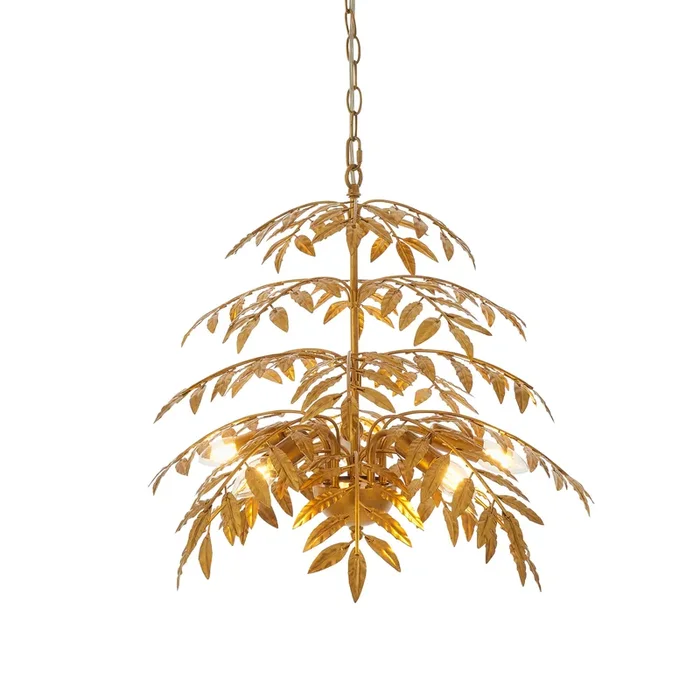 BIZ874188 Bizet 5 Light Pendant Gold