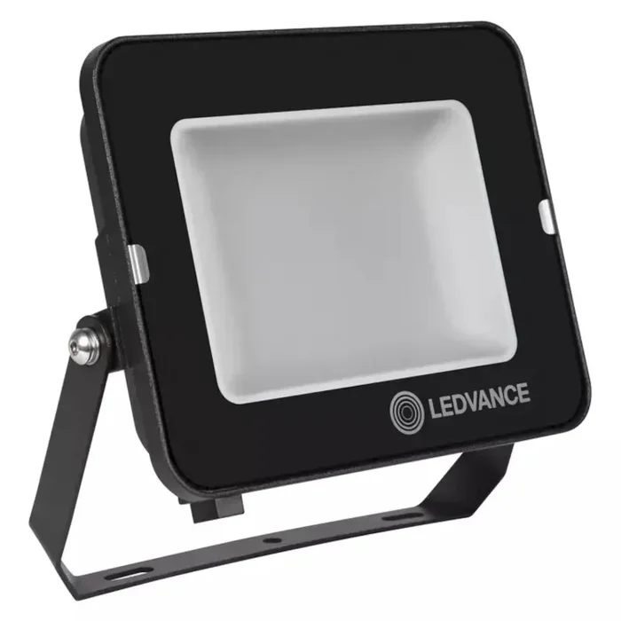 Black 50W LED Compact Floodlight Daylight IP65 100DEG Ledvance