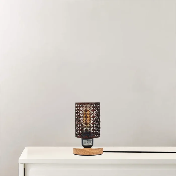 Black Table Lamp with Small Lamp Stand~5308