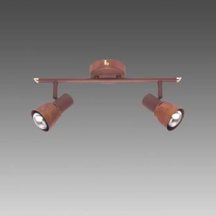 Brilliant LAVA Spotlight copper, 2-light sources