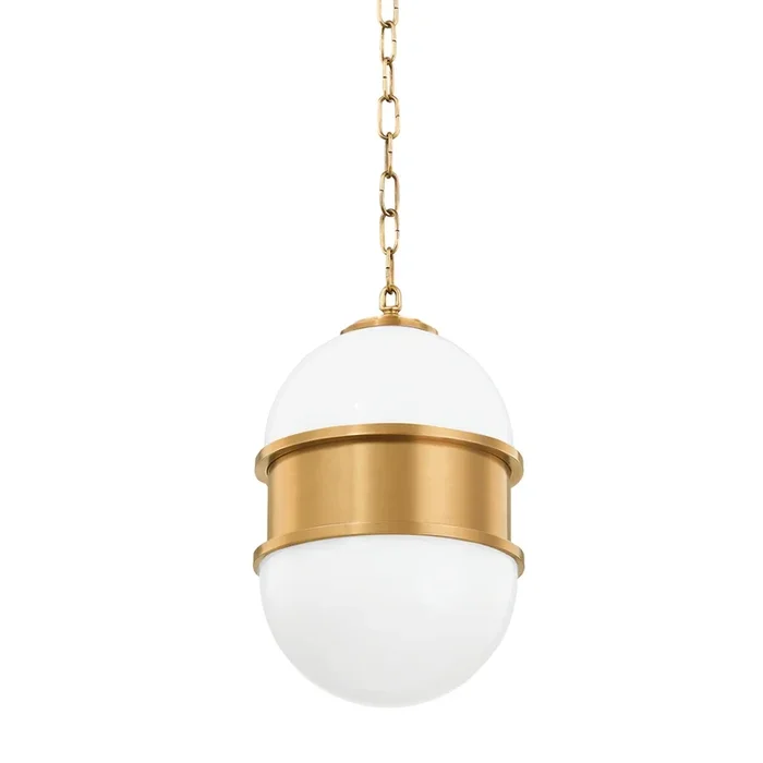 Broomley 1-Light Pendant in Vintage Brass 10L x 10W x 15H272-41-VB