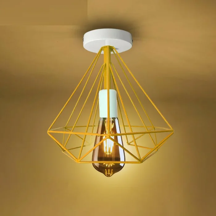 Cage Ceiling Light | Dining Room Lighting UK~2252