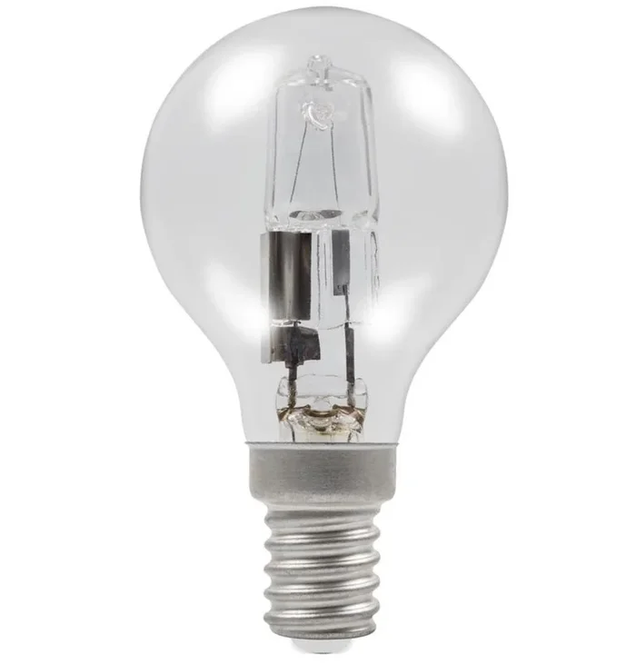 Casell GB18SES-H-CA – Golf Ball 18w E14/SES 240v Clear Energy Saving Halogen Light Bulb