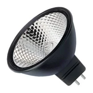 Casell M250-BB-CA – Halogen Reflekto 50w 12v GU5.3 Casell Black Back Wide Flood 24° Light Bulb