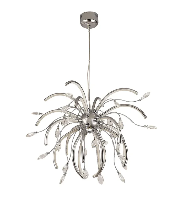 Cathrinee Large Pendant, 20 x 4.5W LED, 3000K, 2549lm, Polished Chrome, 3yrs Warranty