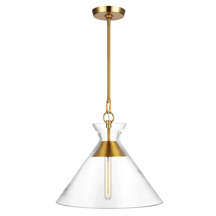 Chapman & Myers Atlantic Wide Pendant in Burnished BrassCP1031BBS