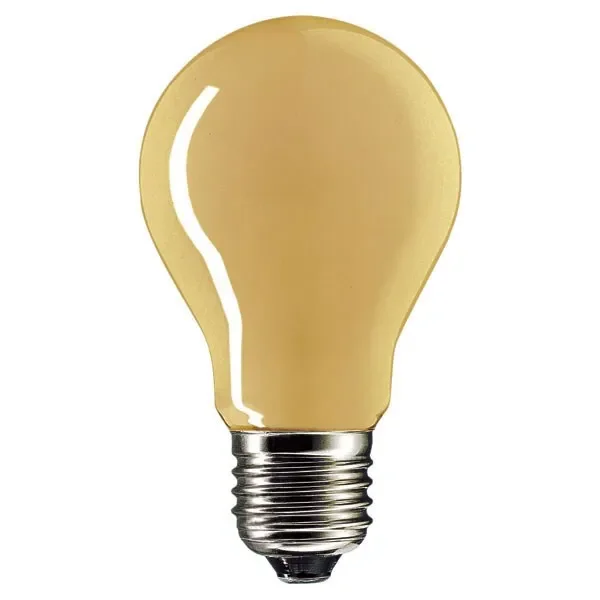 Coloured Light Bulb 15W ES Amber