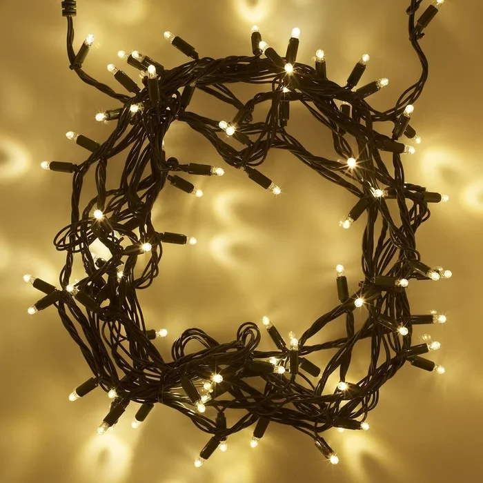 Core Connect 30m 300 Warm White Connectable Fairy Lights Green Cable