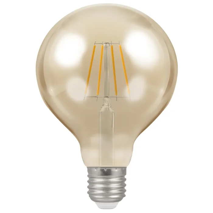 Crompton 5W LED Filament G95 Antique Bronze Globe 2200K E27 Dimmable