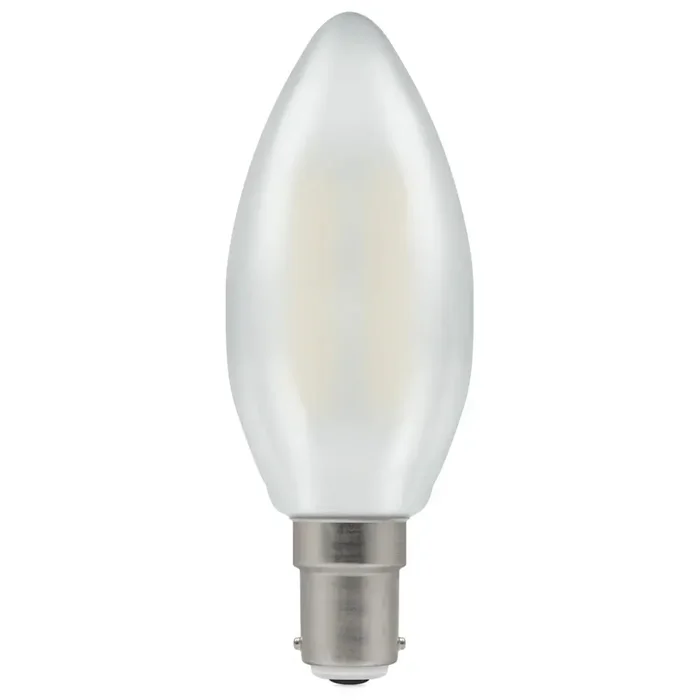 Crompton LED Candle 2.5W 250lm SBC Cool White Frosted Dimming