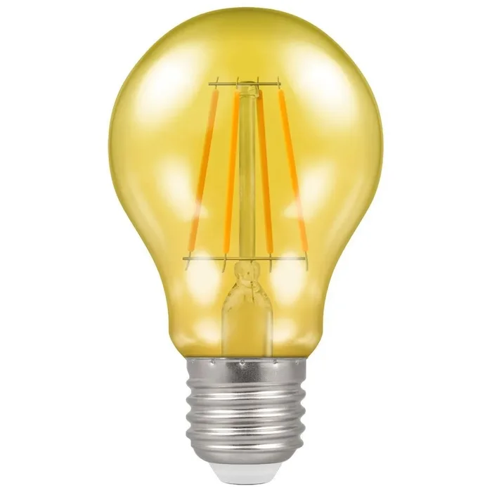 Crompton LED Coloured GLS Outdoor 4.5 Watt E27 Yellow