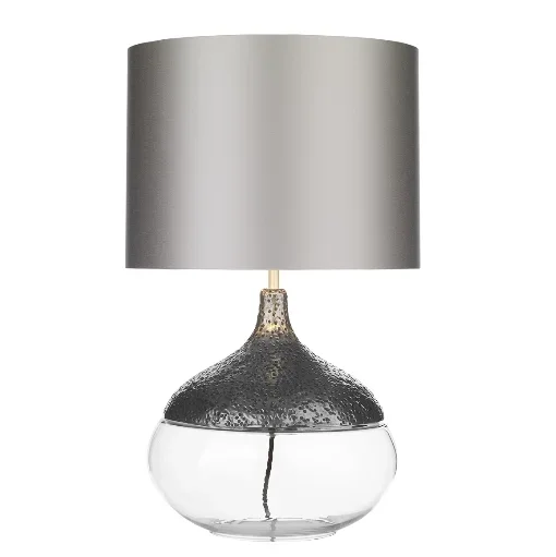 David Hunt TEA4367 Teardrop Table Lamp Pewter