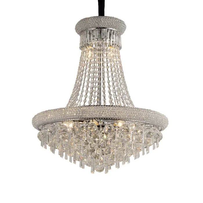 Diyas IL31451 Alexandra 13 Light Chrome Chandelier