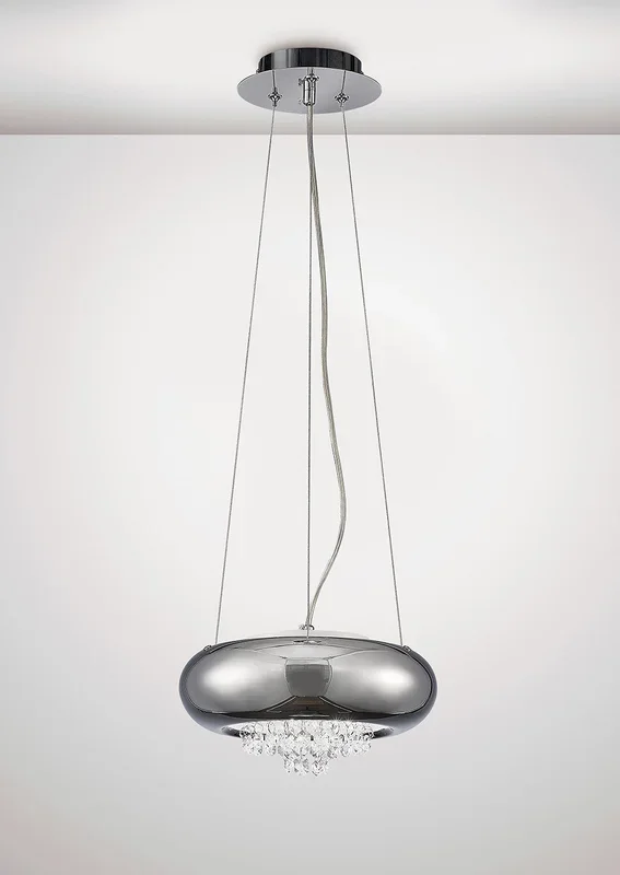 Diyas IL31561 Phyllis Small Pendant Chrome