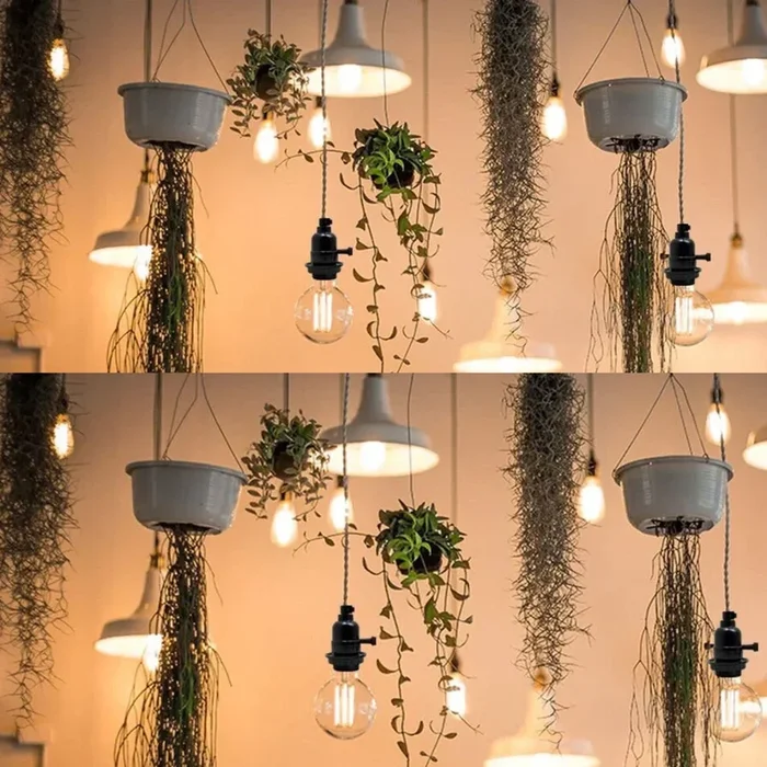 E27 Pendant Fitting in Bulb Holder Socket Edison Screw For Retro Lamp ~5719