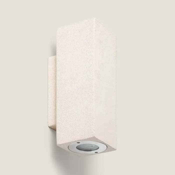Edit Banjar Concrete Outdoor Up & Down Wall Light – Beige