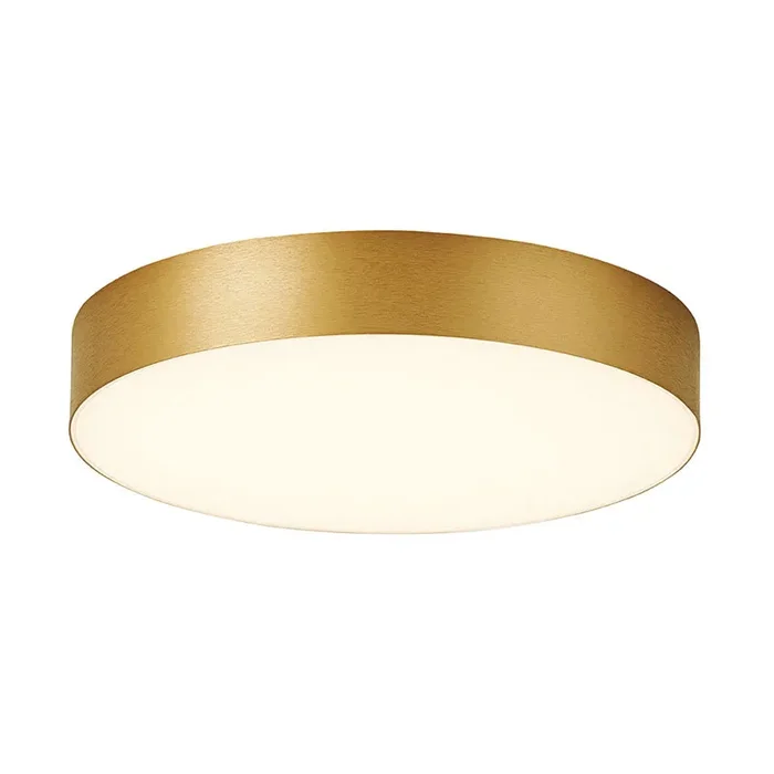 Edit Bruce LED Flush Ceiling Light – Matt Gold
