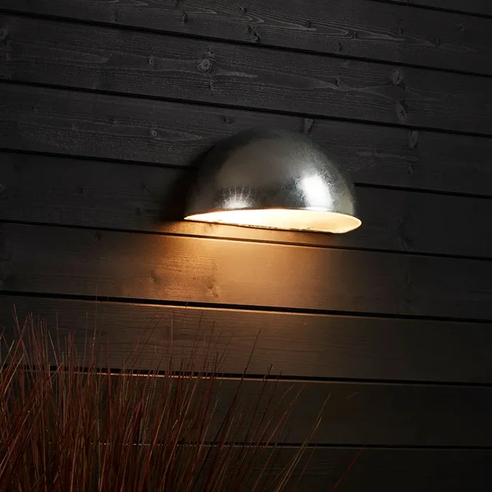 Edit Coastal Arctic Outdoor Wall Washer Light – Galvanised Steel