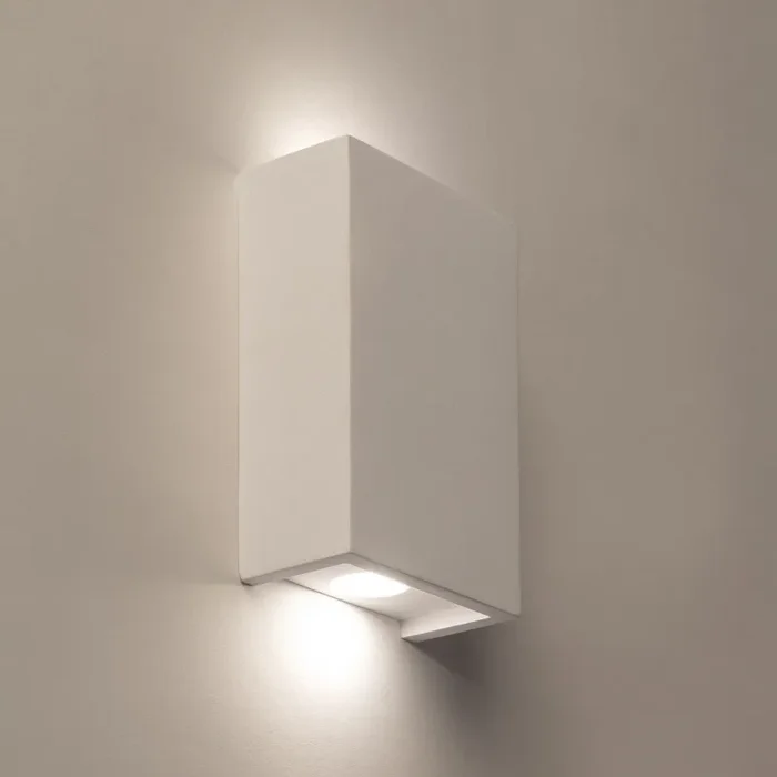 Edit Marley USB Rechargeable LED Up & Down Wall Light with Remote Control – Plaster