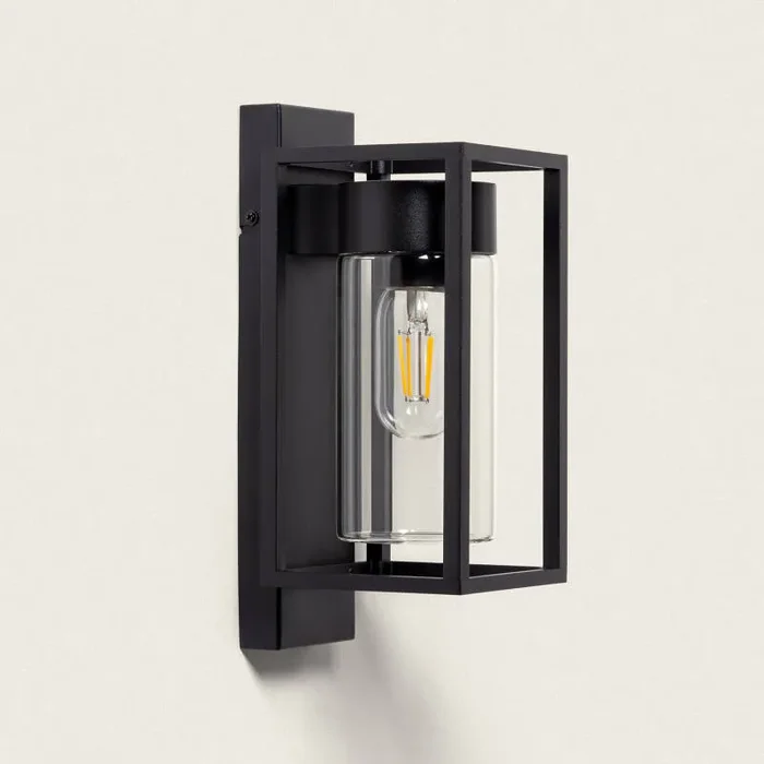 Edit Nora Outdoor Lantern Wall Light – Black