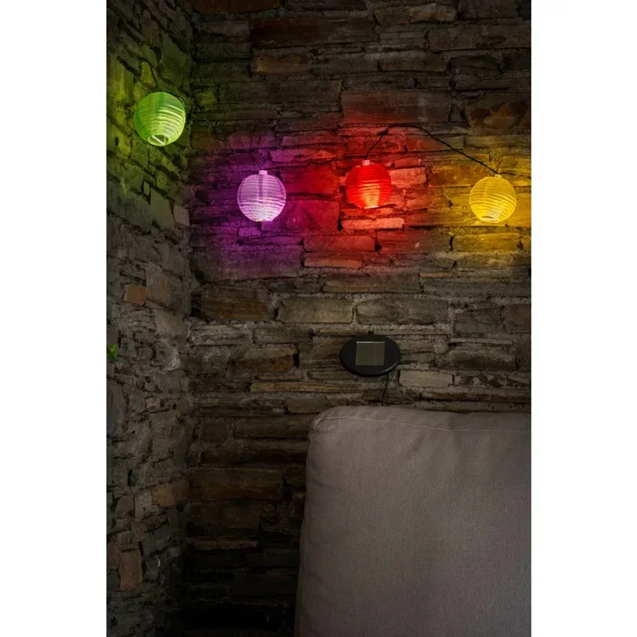 Eglo DOTS solar light string LED black, 10-light sources