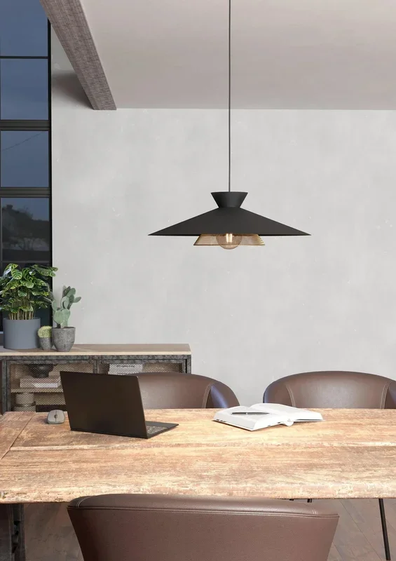 EGLO Lighting Indoor Pendant Light Fitting GRIZEDALE – 43885 1X40W Warranty = 2 years