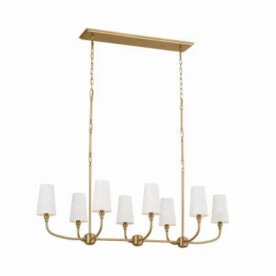 Eight Light Linear Chandelier6434128