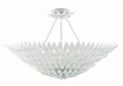 Eight Light Semi Flush Mount