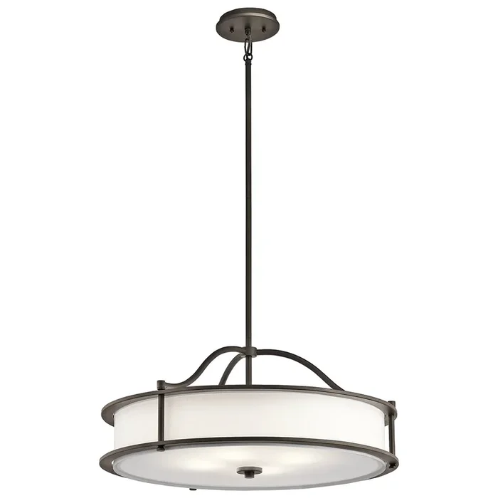 Elstead KL/EMORY/P/M Kichler Emory 4 Light Chandelier/ Semi Flush Olde Bronze