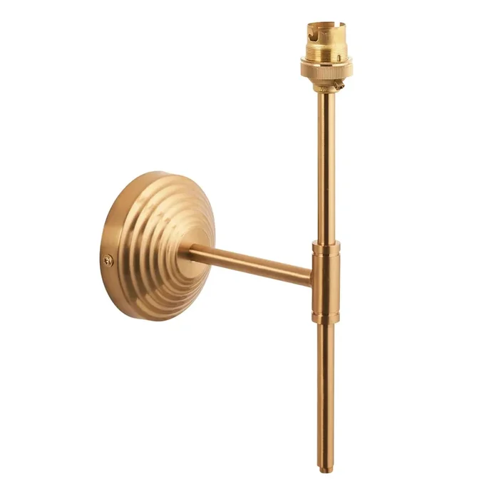 Endon Lighting 115066 Obelisk T Bar 1lt Wall Indoor light fitting Brushed aged brass plate