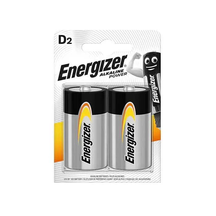 Energizer D Batteries – 2 Pack