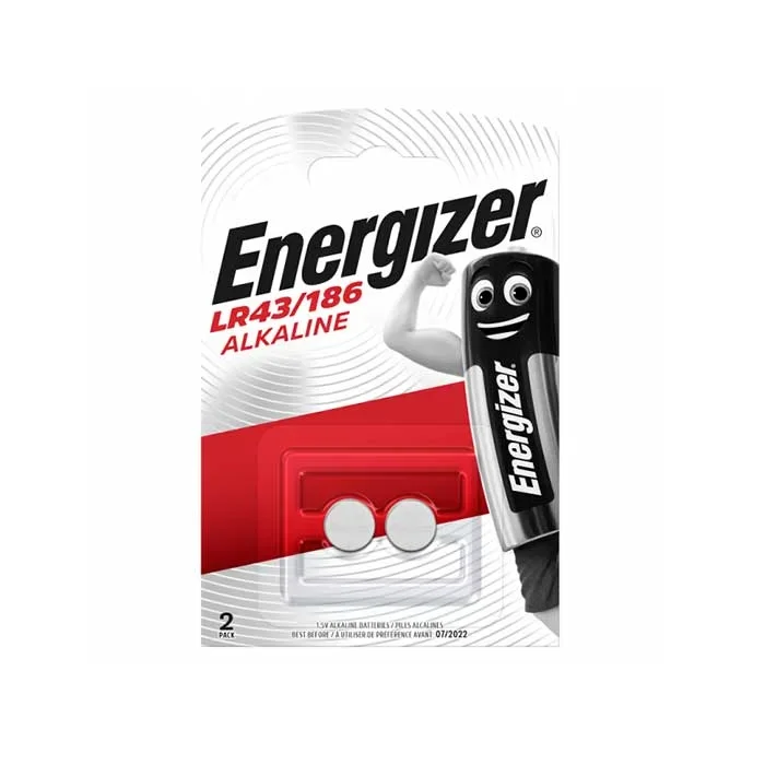 Energizer LR43 Batteries – 2 Pack